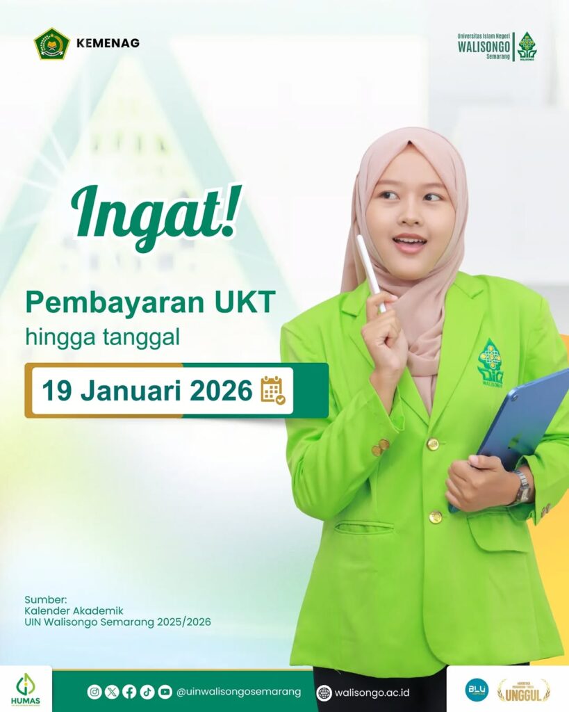 Pembayaran UKT Semester Gasal Tahun Ajaran 2025-2026
