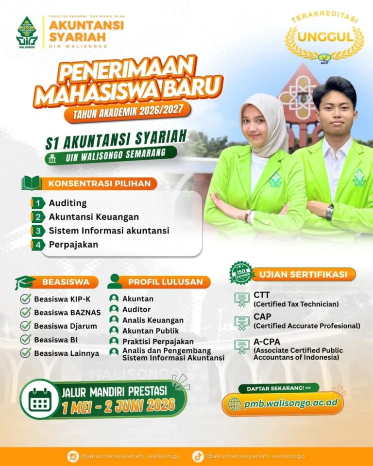 Penerimaan Mahasiswa Baru Tahun Akademik 2026/2027